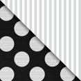 thumbnail image 1 of JAM Paper Industrial Bulk Wrapping Paper, Two, Sided, 1/Pack, Black & Silver Gift Wrap, 416 Sq Ft (1/4 Ream), 1 of 1