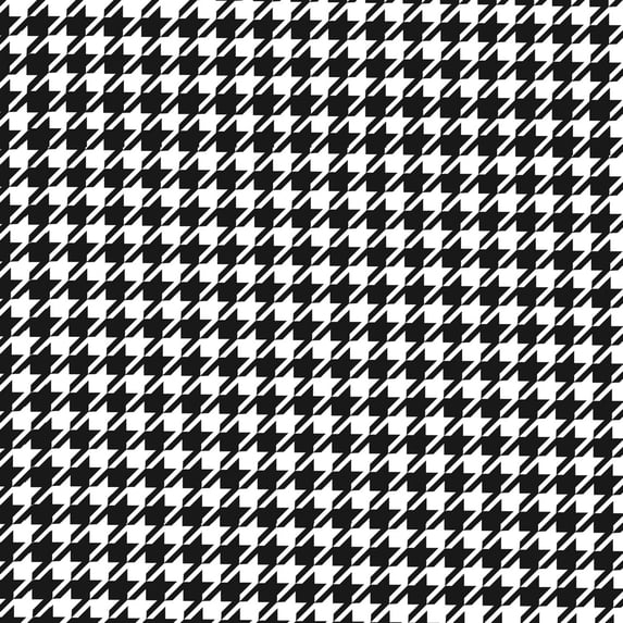 JAM Paper® Industrial Size Bulk Wrapping Paper Rolls, Houndstooth, 1/4 Ream (416 Sq Ft), Sold Individually