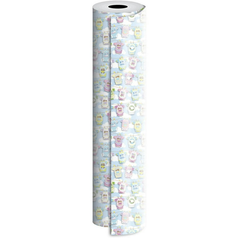 JAM PAPER Industrial Size Bulk Wrapping Paper Rolls Glitter