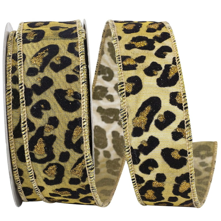 JAM Paper Jaguar Spots Deluxe Tissue Silk Mesh Wired Edge