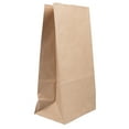 thumbnail image 1 of JAM Paper Kraft Lunch Bags, 6 x 11 x 3.75, Brown, 25/Pack, Large, 1 of 3