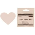 thumbnail image 1 of JAM Paper Large Heart Ivory Paper Gift Tags, 3 x 2 1/2 x 2 (10 Count), 1 of 2