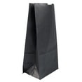 thumbnail image 1 of JAM Paper Large Kraft Lunch Bags, 6 in x 11 in, Black, 25 per Pack, 1 of 4