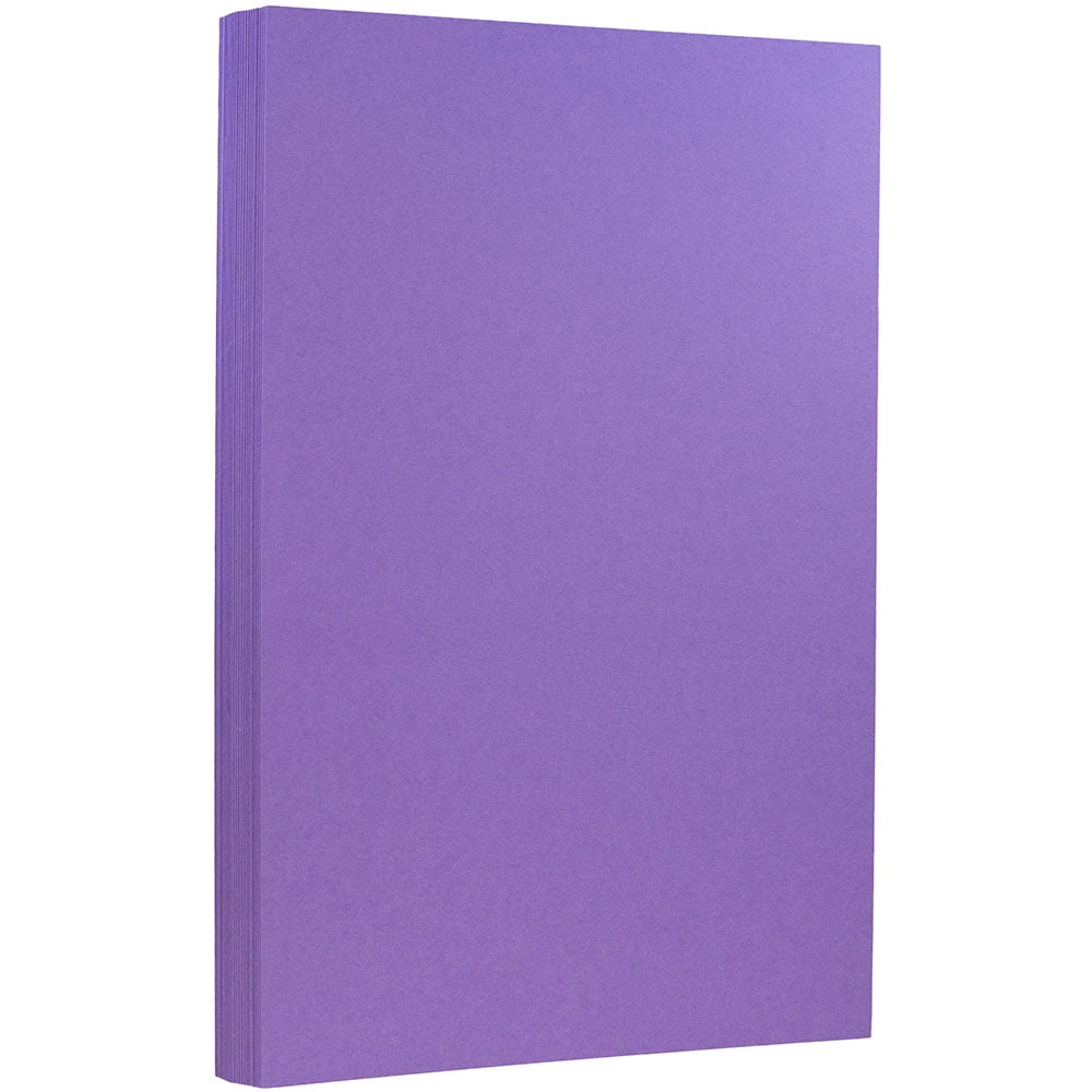 JAM Paper Legal Cardstock, 8 1/2 x 14, 250/Pack, 65lb Violet Purple