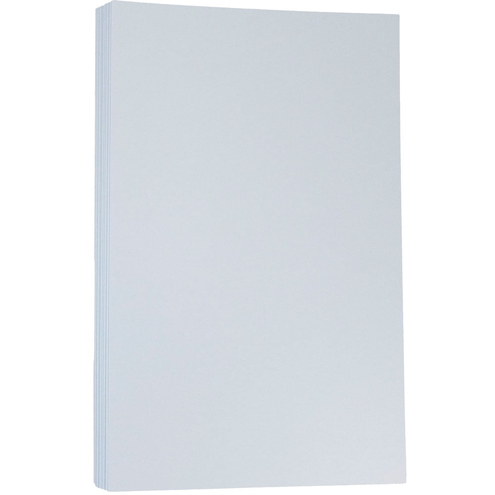 JAM Paper Legal Cardstock, 8 1/2 x 14, 100lb Baby Blue, 50/Pack