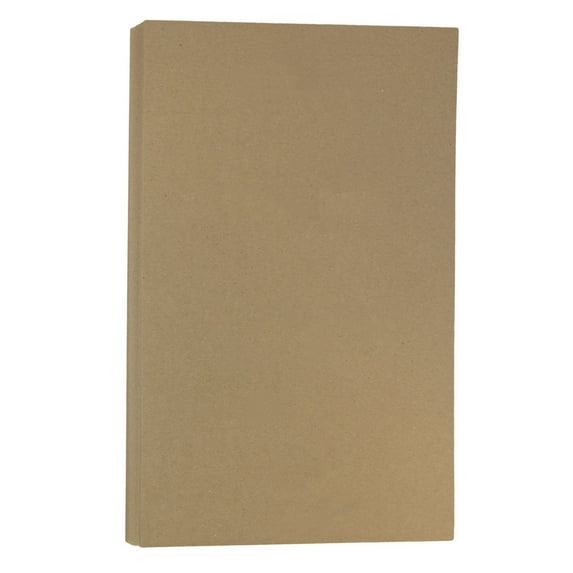 JAM Paper Legal Matte 28lb Paper, 8.5 x 14, Brown Kraft Paper-Bag, 50 per Pack