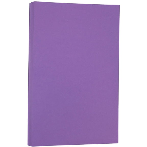 JAM Paper Legal Paper, 8.5x14, 24lb Violet, 100/Pack