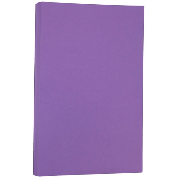 JAM Paper Legal Paper, 8.5x14, 24lb Violet, 100/Pack