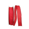 thumbnail image 1 of JAM Paper Linen Wired Ribbon, 1.5 In x 50 Yards, 2/Pack, Red, 1 of 1