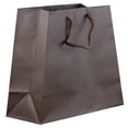 thumbnail image 1 of JAM Paper Matte Chocolate Brown Gift Bags, 7.5 x 4 x 8.75, 100/Pack, 1 of 3