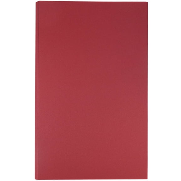 JAM Paper Matte Legal Paper, 8.5x14, 28lb Dark Red, 500/Pack