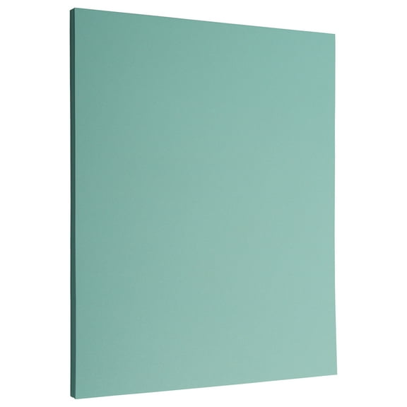 JAM Paper Matte Paper, 8.5 x 11, 32lb, Aqua Blue, 50/Pack