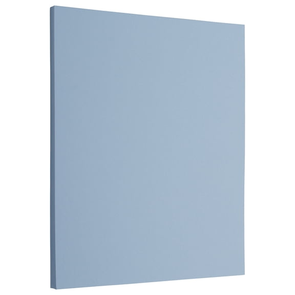 JAM Paper Matte Paper, 8.5 x 11, 32lb, Baby Blue, 50 Sheets/Pack