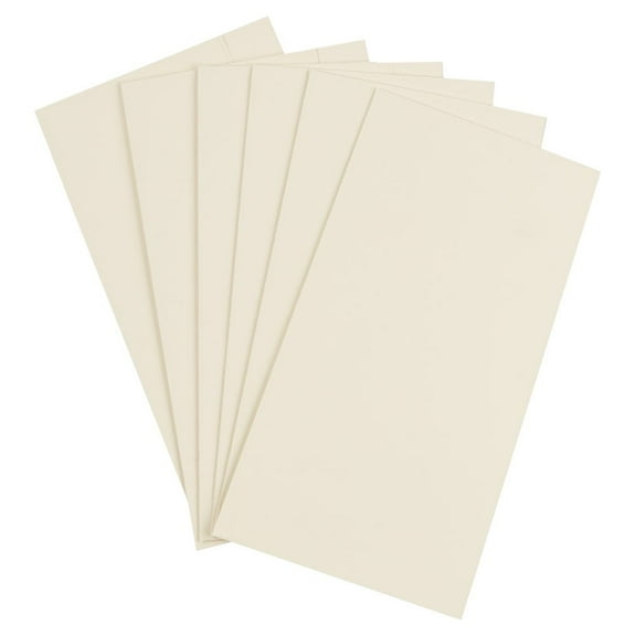 JAM Paper Matte Wrapping Paper Sheets, 30 x 20 per Sheet (25 sq ft Total), Matte Ivory, 6 Sheets