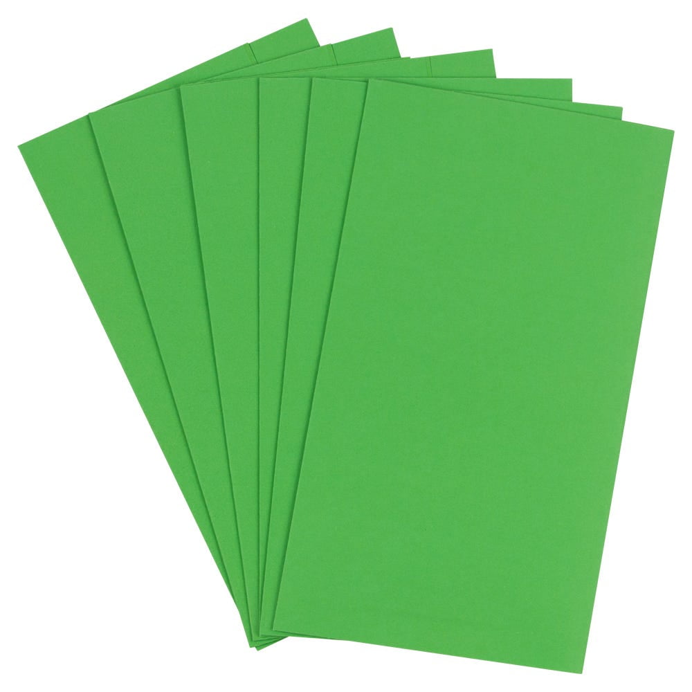 JAM Paper Matte Wrapping Paper Sheets, 30 x 20 per Sheet (25 sq ft Total), Matte Lime Green, 6 Sheets
