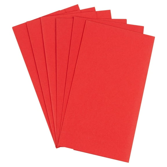 JAM Paper Matte Wrapping Paper Sheets, 30 x 20 per Sheet (25 sq ft Total), Matte Red, 6 Sheets