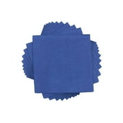 JAM Paper Medium Lunch Napkins, 6.5x6.5, Blue, 40/Pack