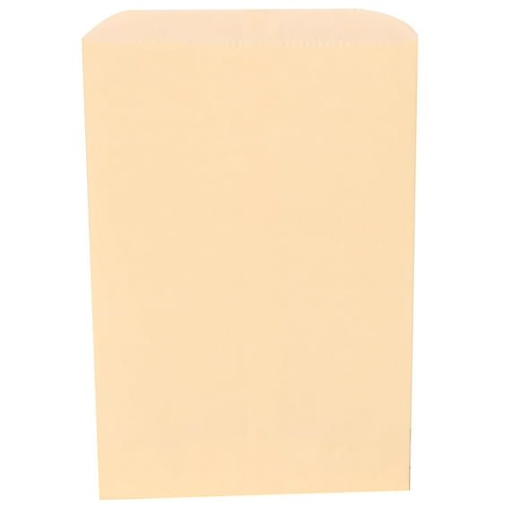 JAM Paper Merchandise Bags, 6.25 x 9.25, Ivory, 1000/Carton, Small
