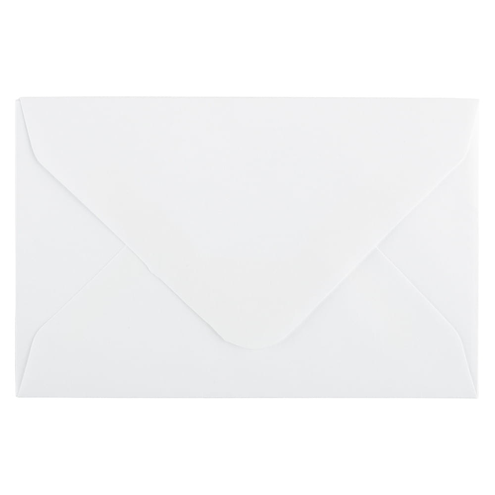 JAM Paper Mini Commercial Envelopes, 2 3/4 x 3 3/4, White, 100/Pack