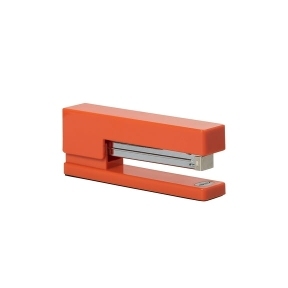 JAM Paper Modern Desktop Stapler 10 Sheet Capacity Orange (337ORZ)