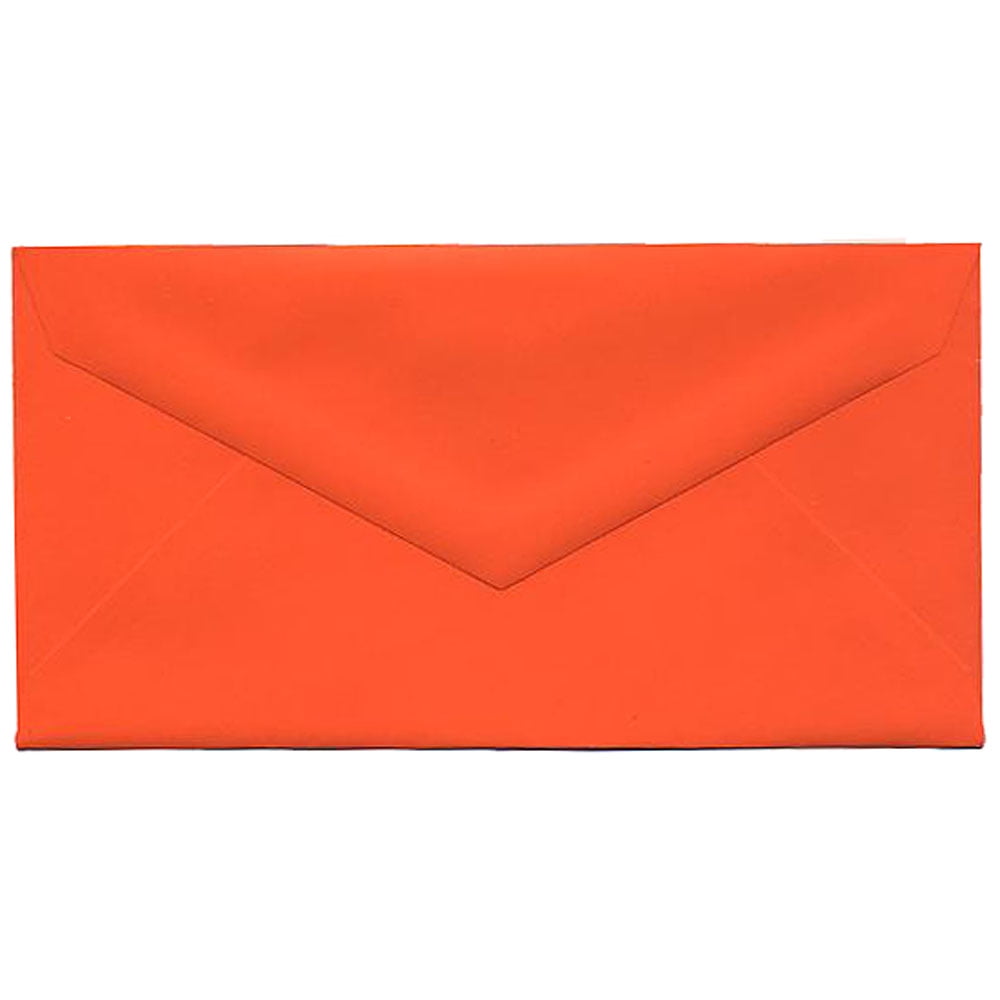 JAM Paper Monarch Envelopes, 3.9x7.5, Orange, 1000/Carton
