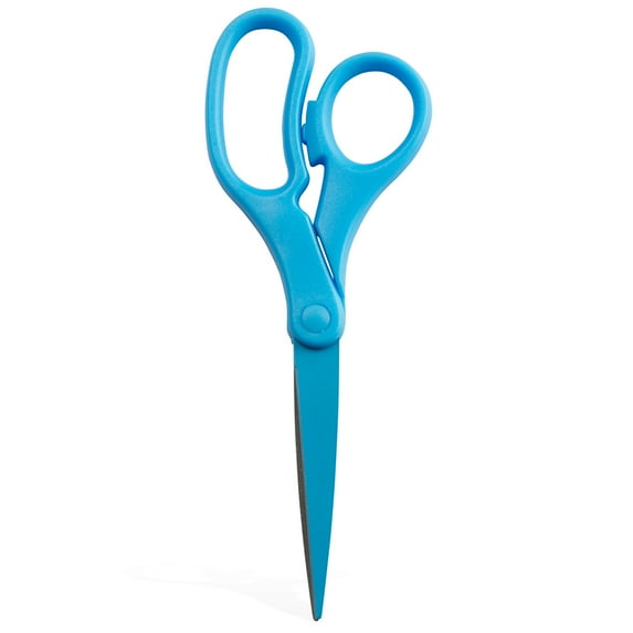 JAM Paper Multi-Purpose Precision Scissors, Blue, 1/Pack, 8 inches