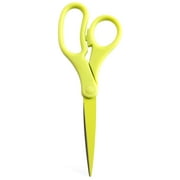 JAM Paper Multi Purpose Precision Scissors, Lime Green, 1/Pack, 8 inch