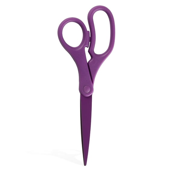 JAM Paper Multi Purpose Precision Scissors, Purple, 1/Pack, 8 inch