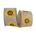 thumbnail image 1 of JAM Paper Natural Sunflower Design Multi-color Polyester Ribbon, with Wired Edge 360" x 2.5", 1 of 1
