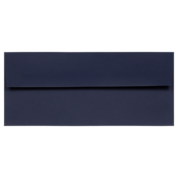 JAM Paper No. 10 Envelopes, 4 1/8 x 9 1/2, Navy Blue, 1000/Carton