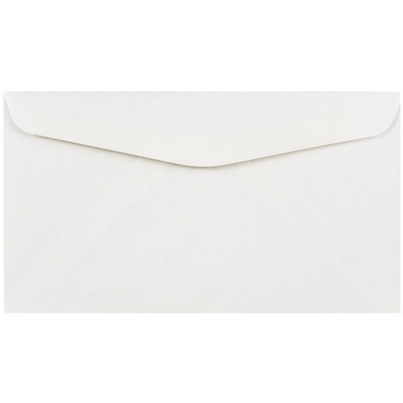 JAM Paper No. 6 3/4 Business Commercial Envelopes, 3 5/8 x 6 1/2, White, Bulk 1000/Carton