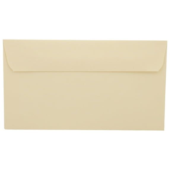 JAM Paper No. 6 3/4 Envelopes, 3 5/8 x 6 1/2, Ivory, 1000/Carton