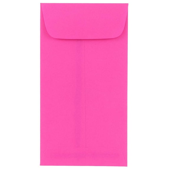 JAM Paper No. 7 Coin Envelopes, 3 1/2 x 6 1/2, Fuchsia Pink, 1000 Pack