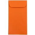 thumbnail image 1 of JAM Paper No. 7 Coin Envelopes, 3 1/2 x 6 1/2, Orange, 100/Pack, 1 of 2
