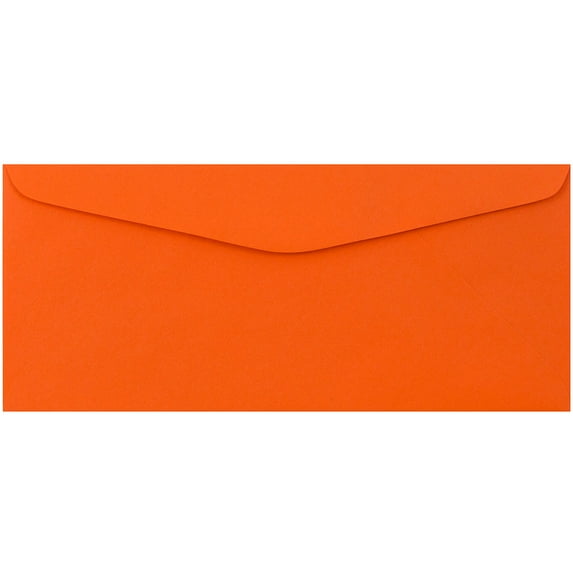 JAM Paper No. 9 Envelopes, 3 7/8 x 8 7/8, Orange, 500/Box
