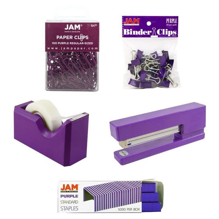 Purple 2024 binder clips