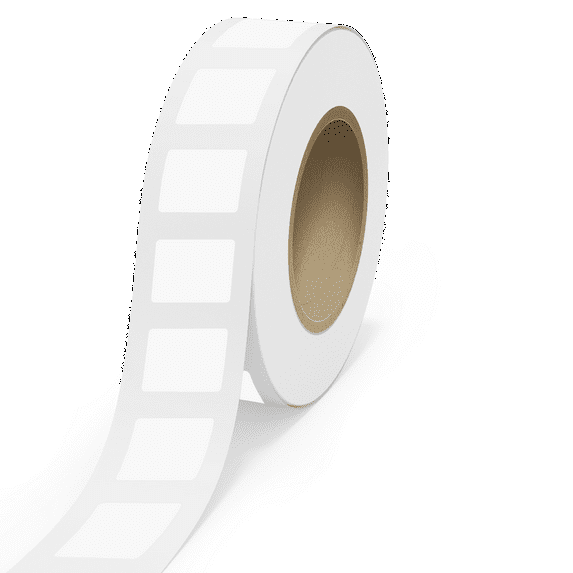 JAM Paper Outdoor Weatherproof Labels, Rectangle, 2 x 2 1/2, Clear Transparent, 125 Labels/Roll