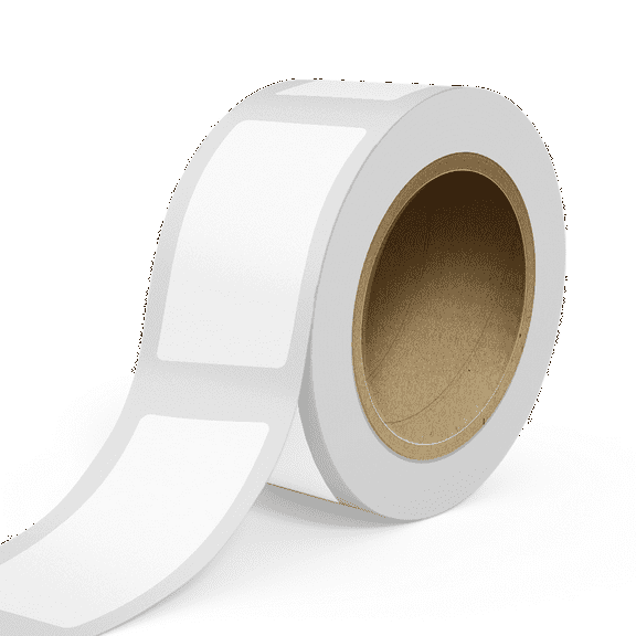 JAM Paper Outdoor Weatherproof Labels, Rectangle, 2 x 4, Clear Transparent, 125 Labels/Roll