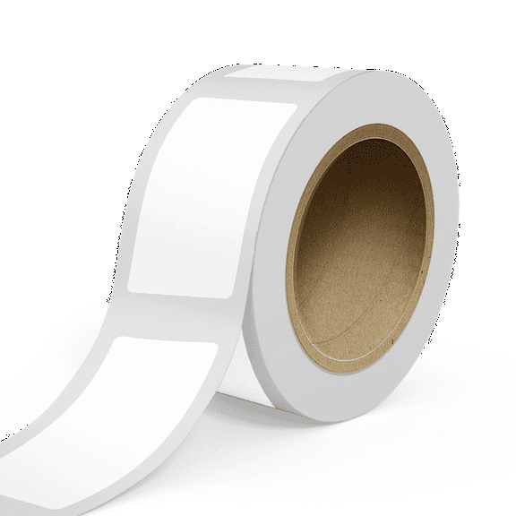 JAM Paper Outdoor Weatherproof Labels, Rectangle, 2 x 4, White, 125 Labels/Roll