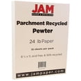 thumbnail image 1 of JAM Paper Parchment 24lb Paper, 8.5 x 11, Pewter Gray Recycled, 50 per Pack, 1 of 2