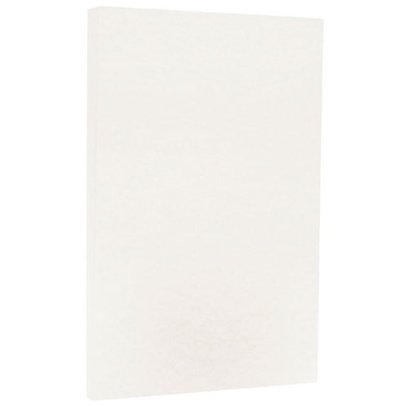 JAM Paper Parchment Legal Cardstock, 8 1/2 x 14, 50 per Pack, 65lb White