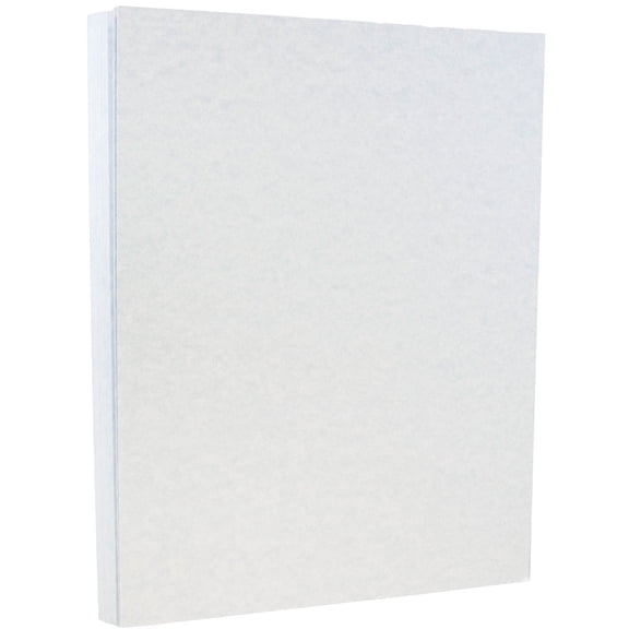 JAM Paper Parchment Paper, 8.5 x 11, 100 per Pack, 24lb Blue Recycled