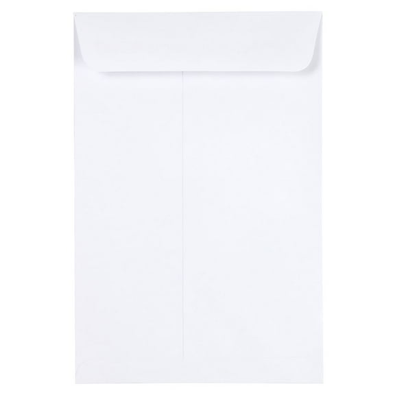 JAM Paper Peel & Seal Closure Open End Catalog Envelope, White, 5.5 x 7.5 in, 25 per Pack