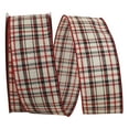 thumbnail image 1 of JAM Paper Plaid Christmas Ribbon, Multicolor, 2.5in x 50yd, 1/Pack, 1 of 5