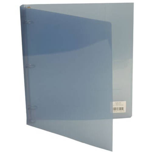 JAM Paper Plastic 3 Ring Binders 3/4" Graphite Blue Sold