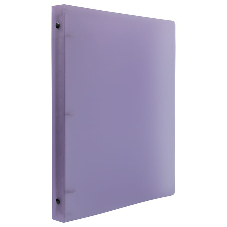 A5 Small Purple Paper Over Board Ring Binder by Janrax