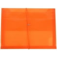 thumbnail image 1 of JAM Paper Plastic Elastic Envelope, 9.8x13x2.6, Orange, 2 5/8 Expansion, 1/Pack, 1 of 4