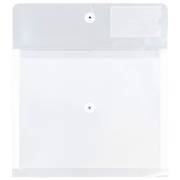 JAM Paper Plastic Envelopes with Button & String Tie Closure & 2 ...