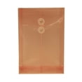 thumbnail image 1 of JAM Paper Plastic Envelopes with Button & String Tie Closure, 6 1/2 x 9 1/4, Peach, 12/pack, 1 of 1