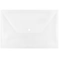 thumbnail image 1 of JAM Paper Plastic Envelopes with Snap Closure, Legal Booklet, 9 3/4 x 14 1/2, Clear, 3/Pack, 1 of 3